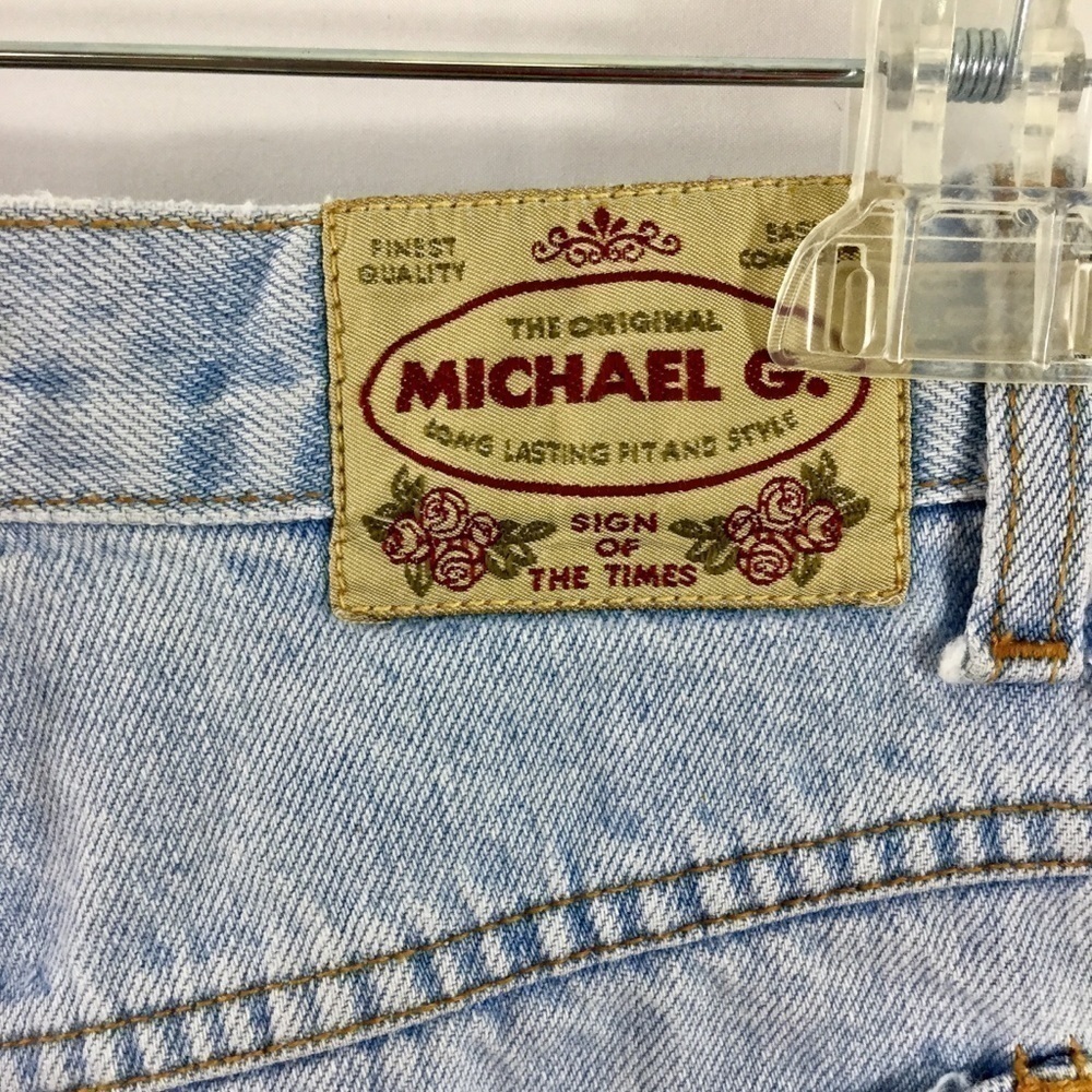 1980’S high rise floral embroidered jeans - Picture 6 of 10